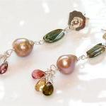 Blush Freshwater Nucleated Flameball Pearl Silver..