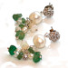 Luxe Precious Emerald Freshwater Pearl Ethiopian..